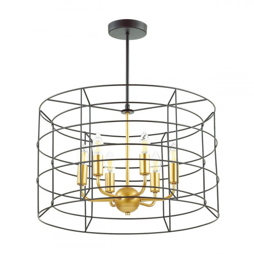 подвесная люстра lumion rupert 4410/6 черная в Тюмени