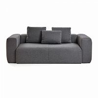 диван blok sofa 2 темно-серый от la forma (ex julia grup) в Тюмени