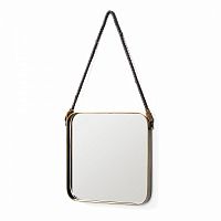 зеркало на ремне квадратное бежевое со скругленными углами step от la forma (ex julia grup) в Тюмени