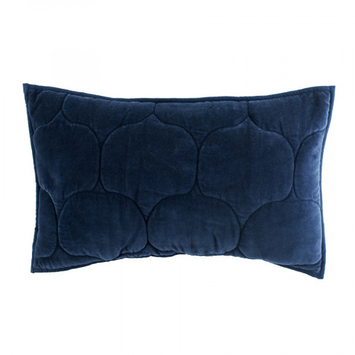 чехол на подушку бархатный хвойное утро цвет темно-синий в Тюмени