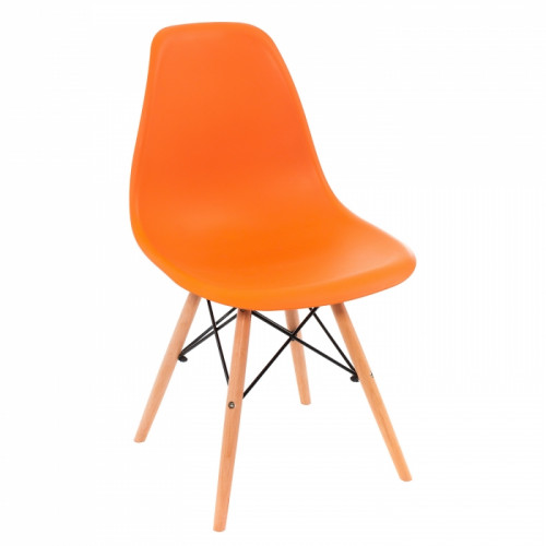 стул деревянный eames pc-015 orange в Тюмени