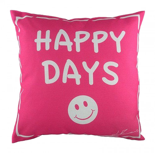 подушка с надписью happy days в Тюмени