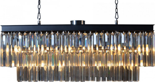 люстра odeon l110 black&glass чёрная, прозрачная в Тюмени