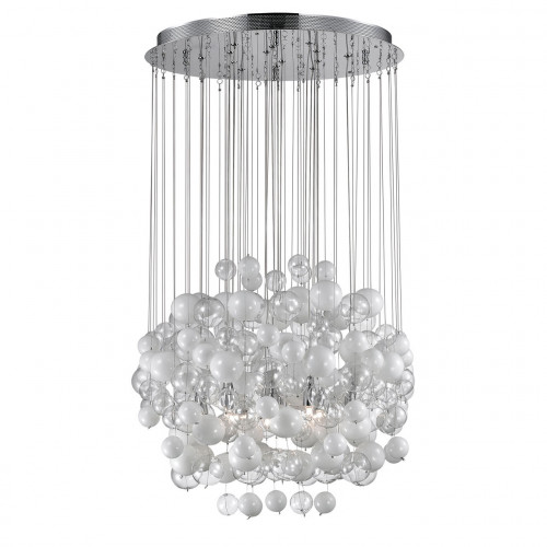 подвесная люстра ideal lux bollicine sp14 bianco в Тюмени