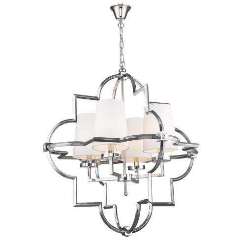 люстра mandeville l nickel от delight collection белая/никель в Тюмени