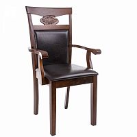 стул деревянный кресло luiza dirty oak / dark brown в Тюмени