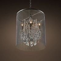 люстра vaille от delight collection никель в Тюмени