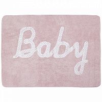 ковер с надписью baby розовый в Тюмени