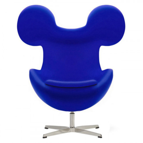 кресло egg mickey синее в Тюмени