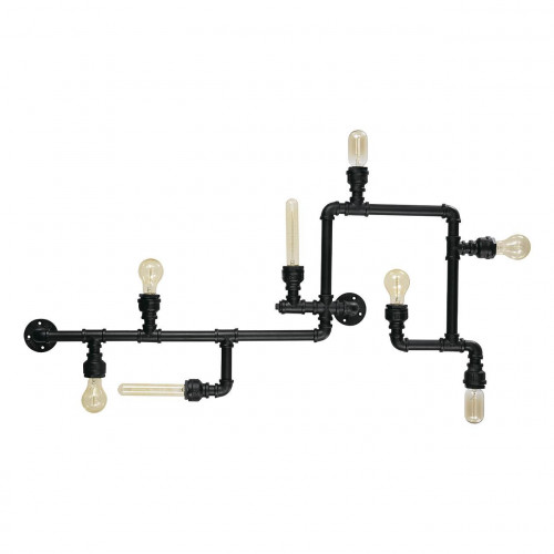 потолочная люстра ideal lux plumber pl8 nero в Тюмени