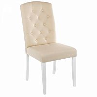 стул деревянный menson white / fabric сream в Тюмени