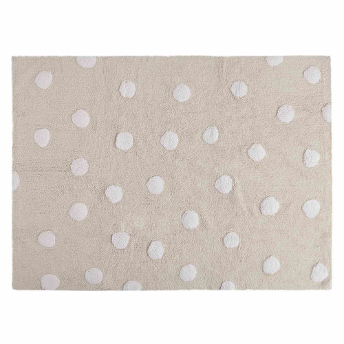 ковер polka dots бежевый-белый в Тюмени