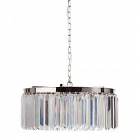 люстра rhys clear glass хром, прозрачная, чёрная в Тюмени