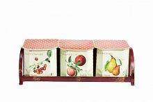 набор емкостей для хранения на подставке fruits в Тюмени