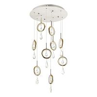 подвесная светодиодная люстра odeon light orio 4034/54l в Тюмени